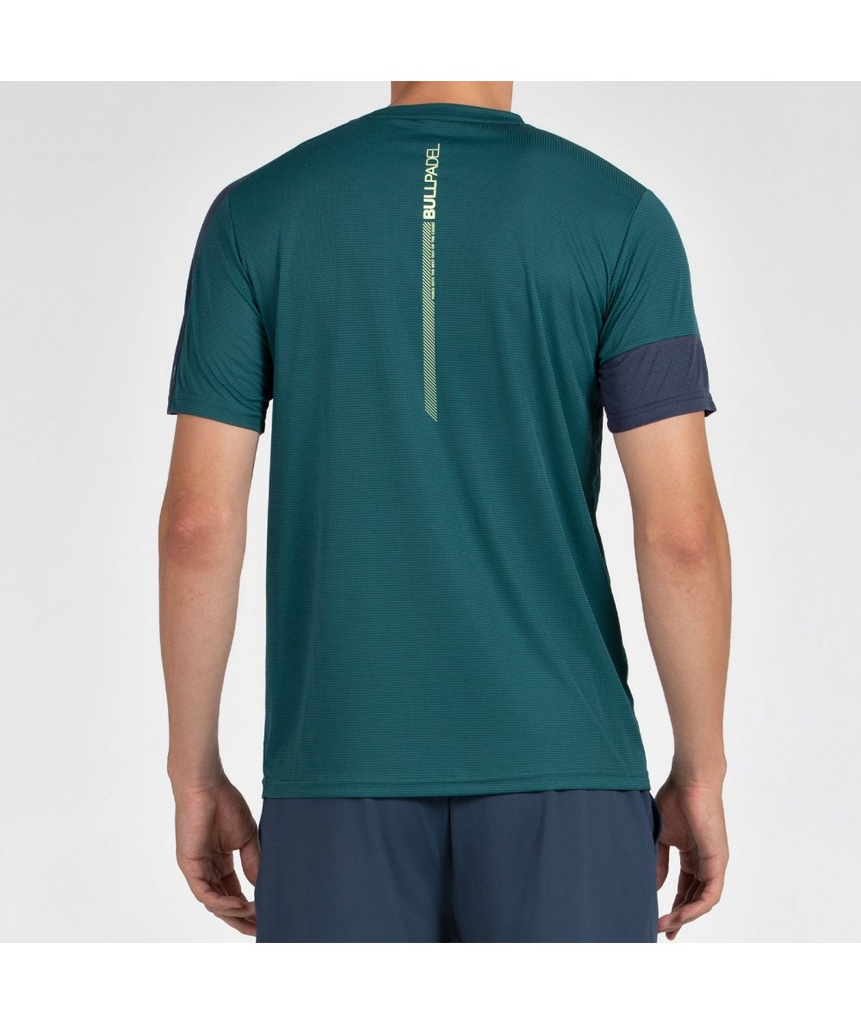 CAMISETA BULLPADEL LEIDO VERDE